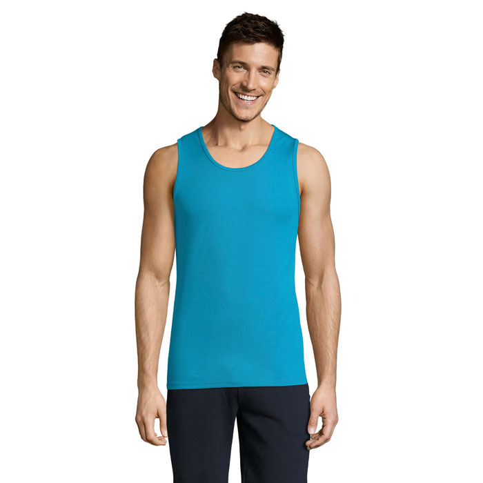 SPORTY TT MEN TANK TOP P186645O aqua