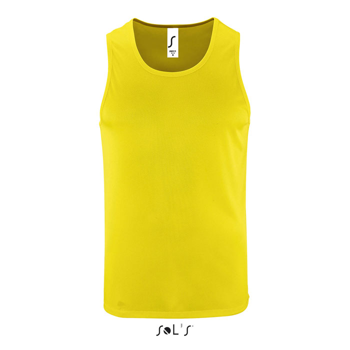 SPORTY TT MEN TANK TOP P186645O neon yellow