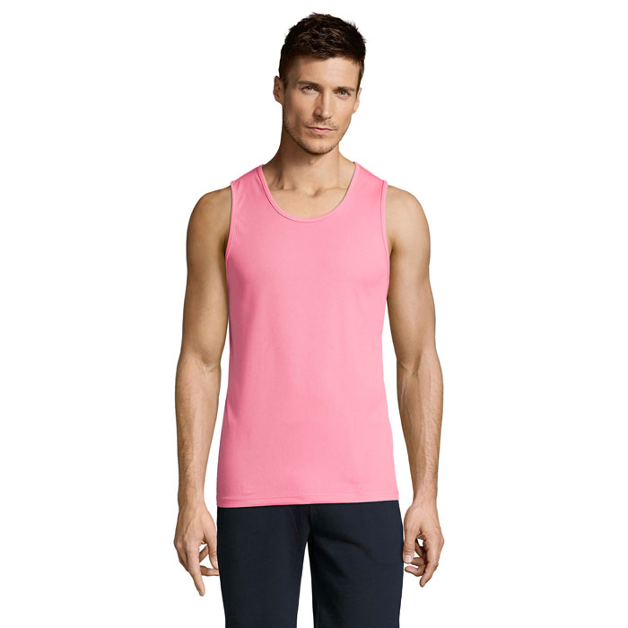 SPORTY TT MEN TANK TOP P186645O neonowy róż