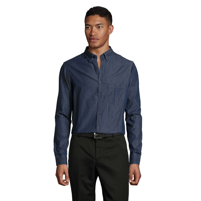 BARRY MEN DENIM SHIRTZ P186851O MI-S02100-W