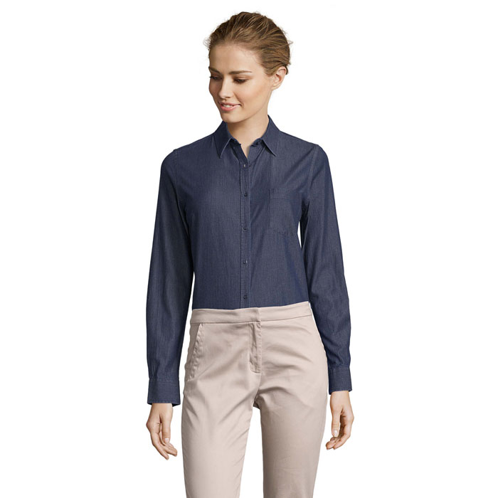 BARRY WOMEN DENIM SHIRT P186857O MI-S02101-W