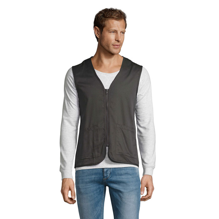 WALLACE UNISEX BODYWARMER P186889O szarość węgla drzewnego