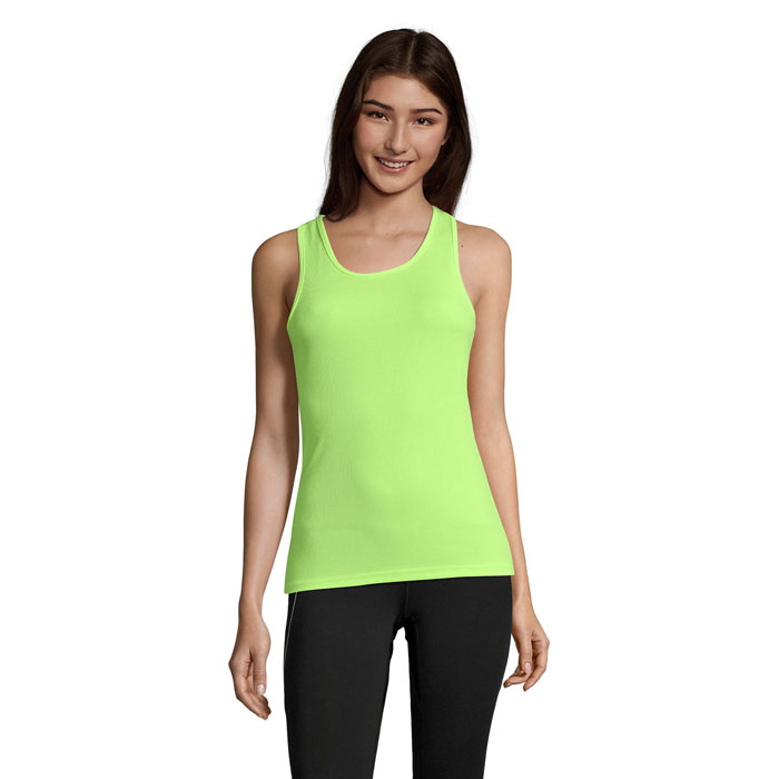 SPORTY TT WOMEN TANK TOP P186923O neon yellow SPORTY TT WOMEN TANK TOP P186923O neon yellow