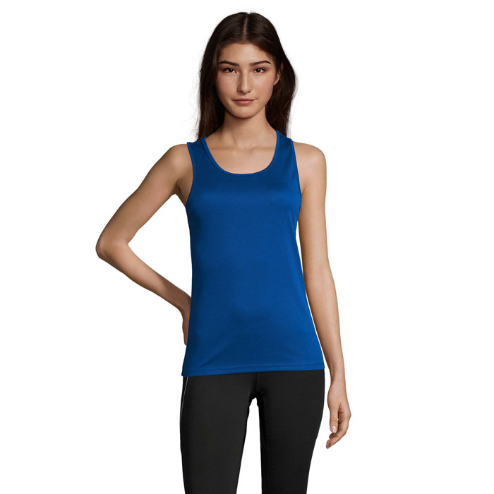 SPORTY TT WOMEN TANK TOP P186923O niebieski SPORTY TT WOMEN TANK TOP P186923O niebieski