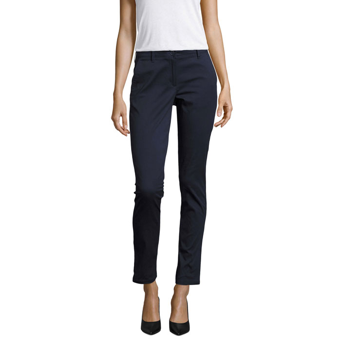 JARED WOMEN STRETCH TROUSER P187133O french navy