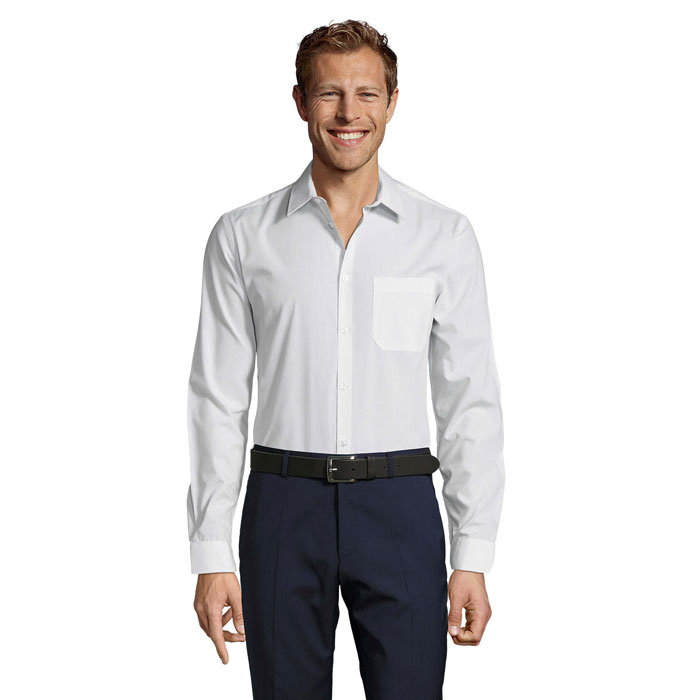 BALTIMORE FIT POPLIN SHIRT P187163O MI-S02922-W
