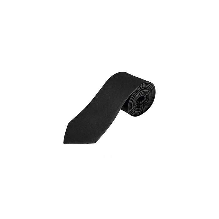 GARNER SATIN TIE P187195O czarny