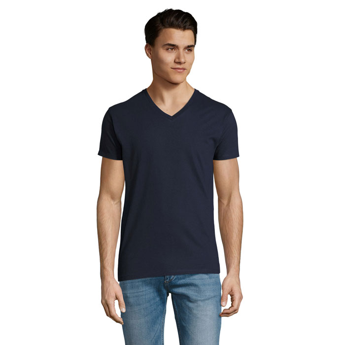 IMPERIAL Męski V T-shirt -WH-3XL P187217O french navy