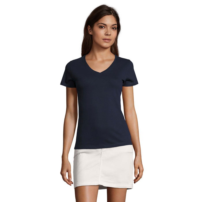 IMPERIAL WOMEN V T-shirt P187253O french navy