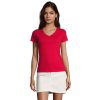 IMPERIAL WOMEN V T-shirt P187253O czerwony