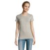 MILLENIUM Damski T-shirt P187301O szary melanż MILLENIUM Damski T-shirt P187301O szary melanż