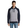 SEATTLE UNISEX SWEAT 280 P187424O grey melange / french navy SEATTLE UNISEX SWEAT 280 P187424O grey melange / french navy