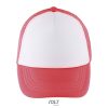 BUBBLE KIDS 5 PANEL CAP P187475O white / neon coral