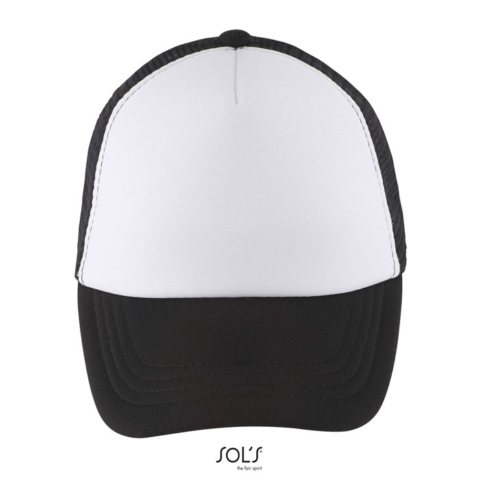 BUBBLE KIDS 5 PANEL CAP P187475O blanco / negro