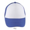 BUBBLE KIDS 5 PANEL CAP P187475O biały / royal blue
