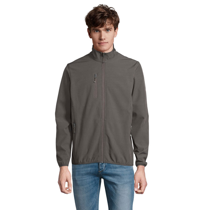 FALCON MEN SOFTSHELL P188029O szarość węgla drzewnego FALCON MEN SOFTSHELL P188029O szarość węgla drzewnego