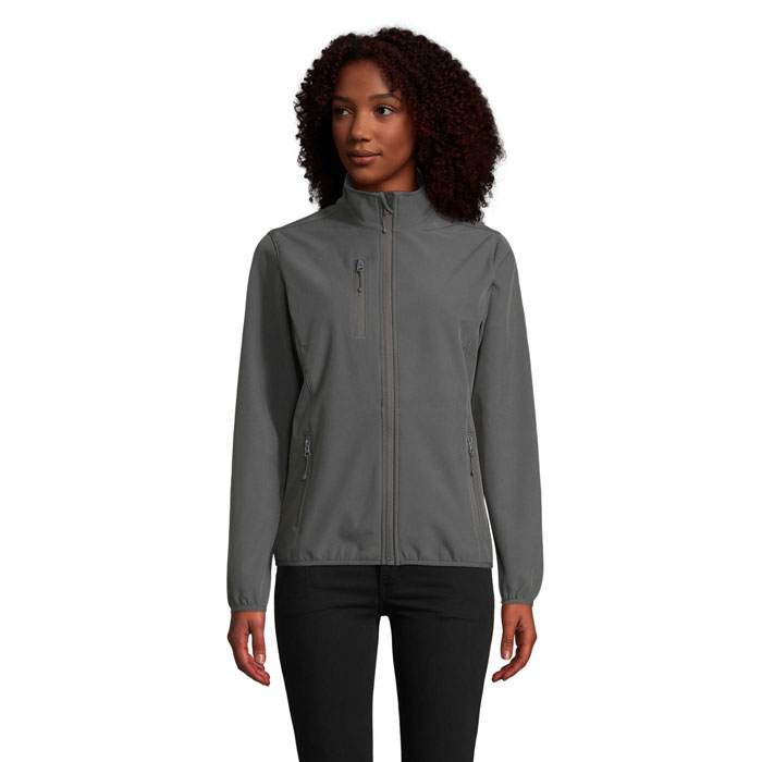 FALCON WOMEN SOFTSHELL P188071O szarość węgla drzewnego FALCON WOMEN SOFTSHELL P188071O szarość węgla drzewnego
