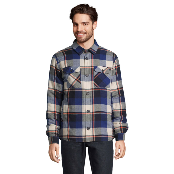 NOAH UNISEX OVERSHIRT P188281O royal blue shirt NOAH UNISEX OVERSHIRT P188281O royal blue shirt