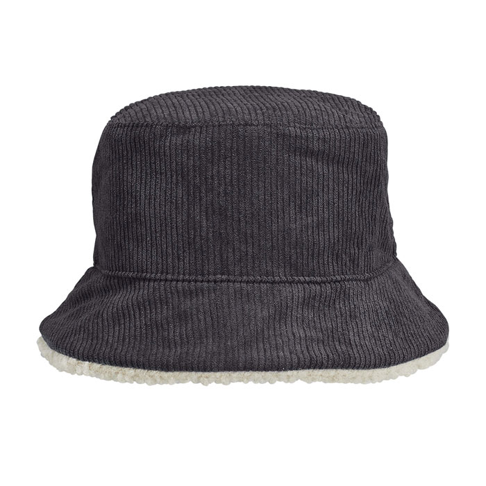 BUCKET 2IN1 BUCKET HAT P188354O carbon grey / shear beige