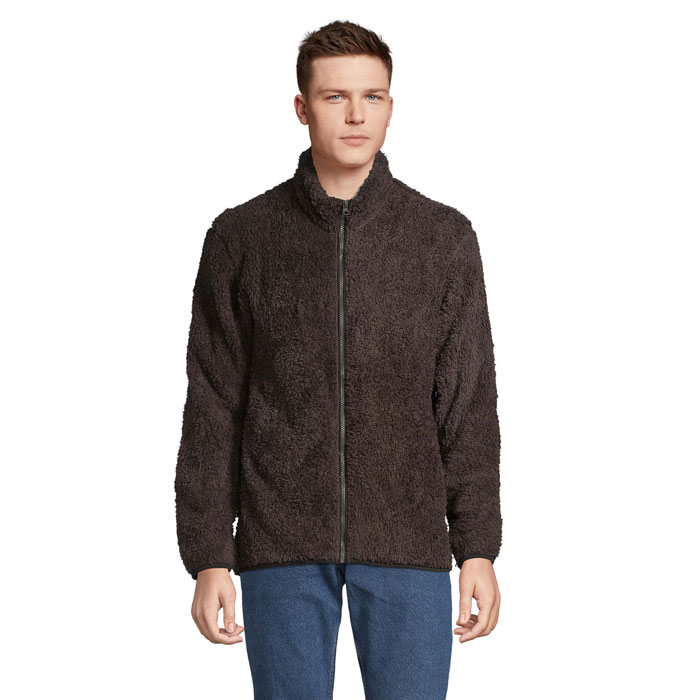 FINCH UNISEX ZIP FLEECE P188366O szary węglowy