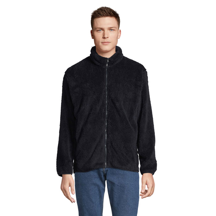 FINCH UNISEX ZIP FLEECE P188366O granatowy