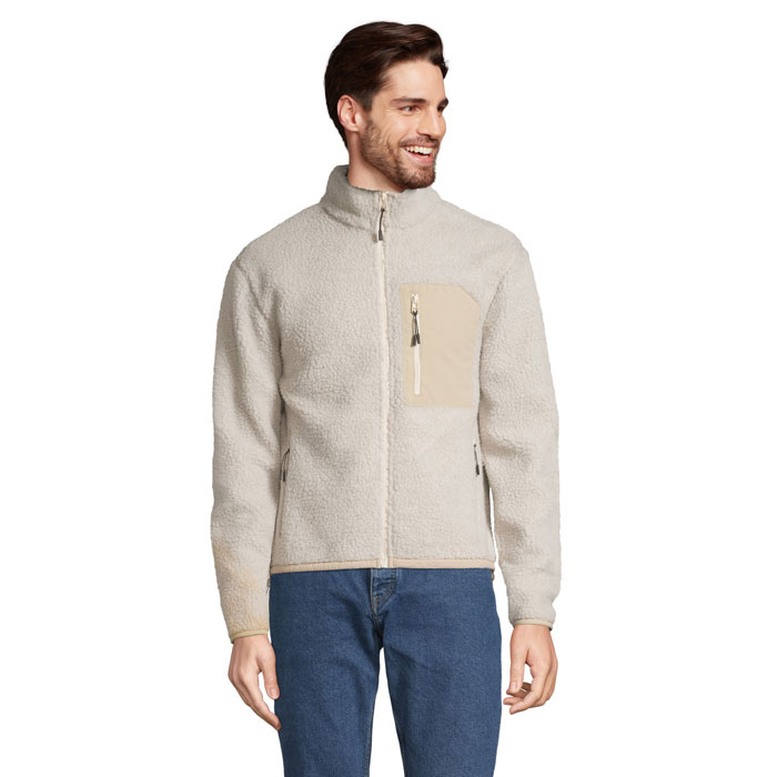 FURY UNISEX SHERPA JACKET P188423O shear beige / beige FURY UNISEX SHERPA JACKET P188423O shear beige / beige