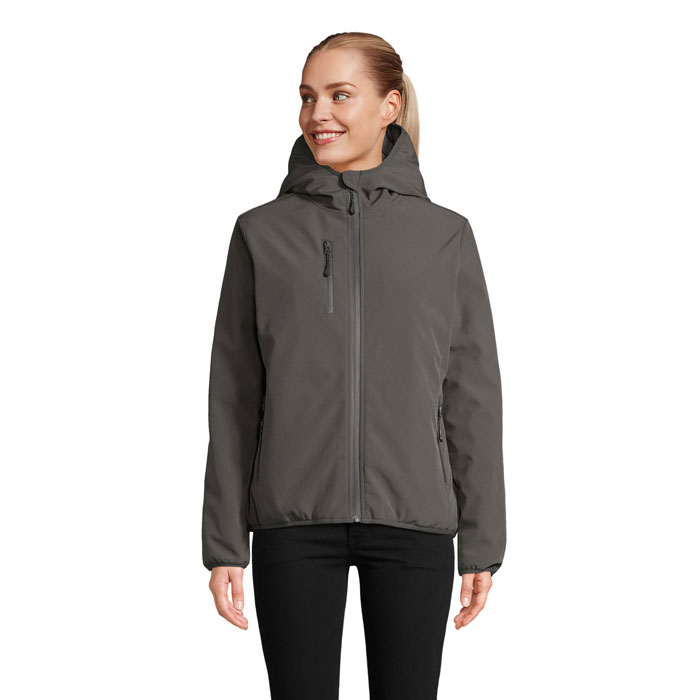FALCON PADDED WOMEN PARKA P188704O szarość węgla drzewnego FALCON PADDED WOMEN PARKA P188704O szarość węgla drzewnego