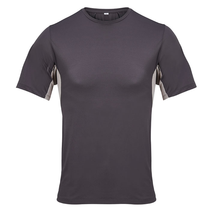 STORM SPORTS T-SHIRT P188847O ciemnoszary / jasnoszary STORM SPORTS T-SHIRT P188847O ciemnoszary / jasnoszary