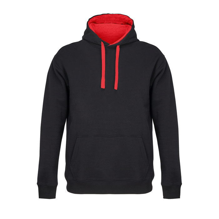 CAMERON HOODED SWEATSHIRT P188993O negro / rojo