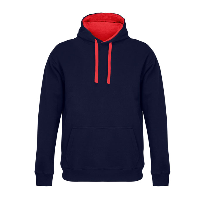 CAMERON HOODED SWEATSHIRT P188993O french navy / bright red