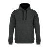 CAMERON HOODED SWEATSHIRT P188993O charcoal melange / black