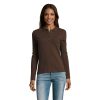PODIUM WOMEN'S POLO 210 P189150O chocolate PODIUM WOMEN'S POLO 210 P189150O chocolate