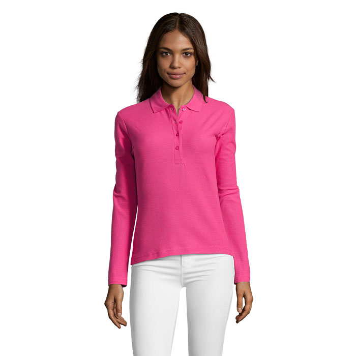 PODIUM WOMEN'S POLO 210 P189150O flash pink PODIUM WOMEN'S POLO 210 P189150O flash pink