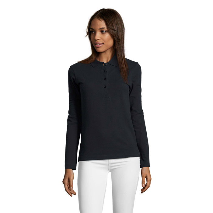 PODIUM WOMEN'S POLO 210 P189150O granatowy PODIUM WOMEN'S POLO 210 P189150O granatowy