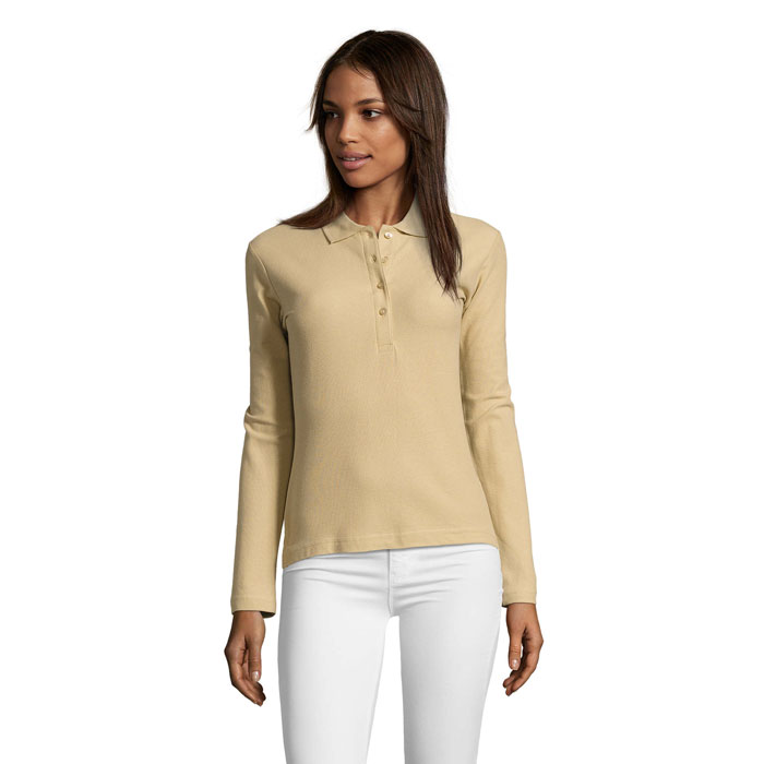 PODIUM WOMEN'S POLO 210 P189150O sand PODIUM WOMEN'S POLO 210 P189150O sand