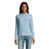 PODIUM WOMEN'S POLO 210 P189150O sky blue pique PODIUM WOMEN'S POLO 210 P189150O sky blue pique