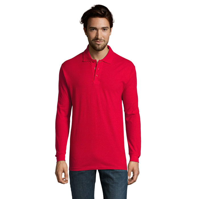 STAR MEN'S POLO 170 P189190O czerwony