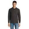 WINTER II MEN'S POLO 210 P183144O charcoal melange WINTER II MEN'S POLO 210 P183144O charcoal melange