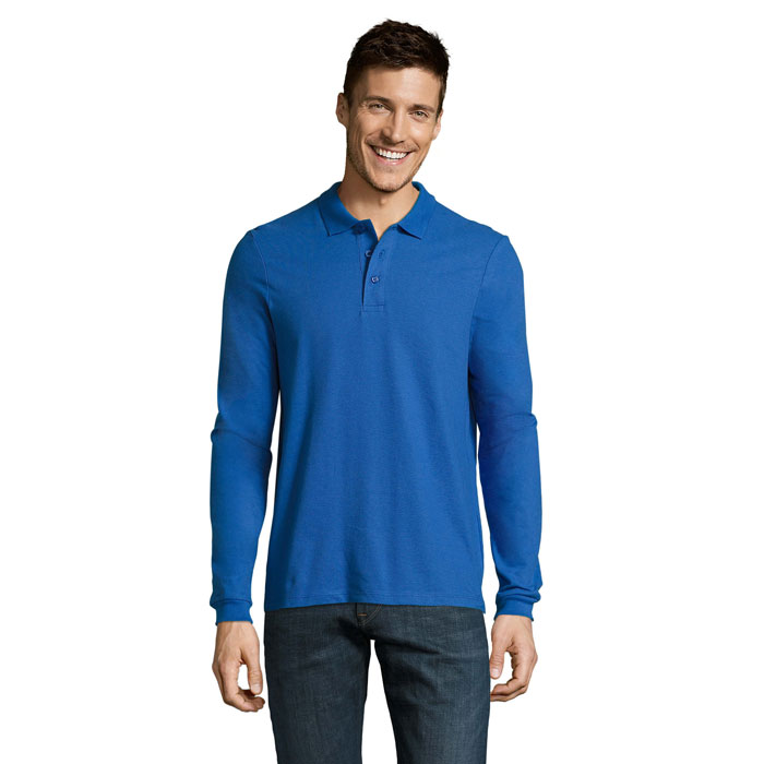 WINTER II MEN'S POLO 210 P183144O niebieski WINTER II MEN'S POLO 210 P183144O niebieski