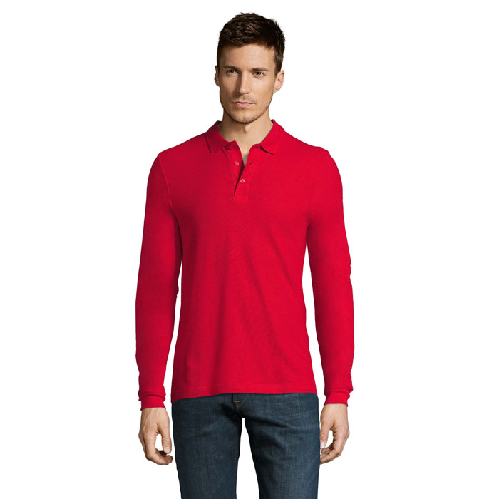 WINTER II MEN'S POLO 210 P183144O czerwony WINTER II MEN'S POLO 210 P183144O czerwony