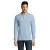 WINTER II MEN'S POLO 210 P183144O sky blue pique WINTER II MEN'S POLO 210 P183144O sky blue pique