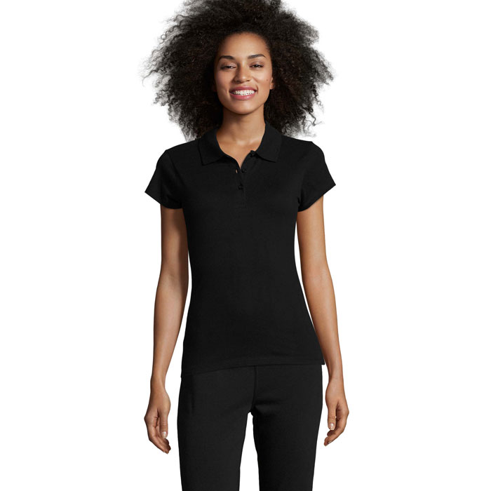 PRESCOTT WOMEN POLO 170 P183223O deep black