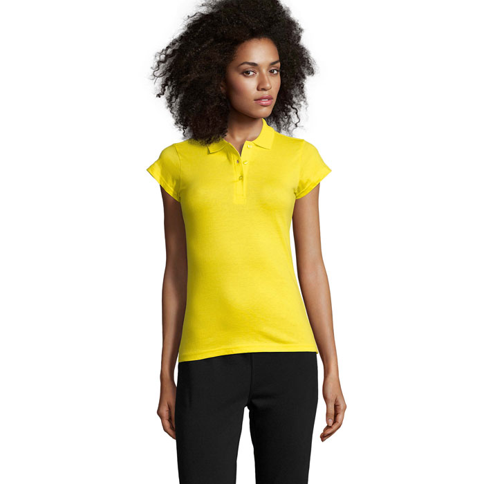 PRESCOTT WOMEN POLO 170 P183223O lemon