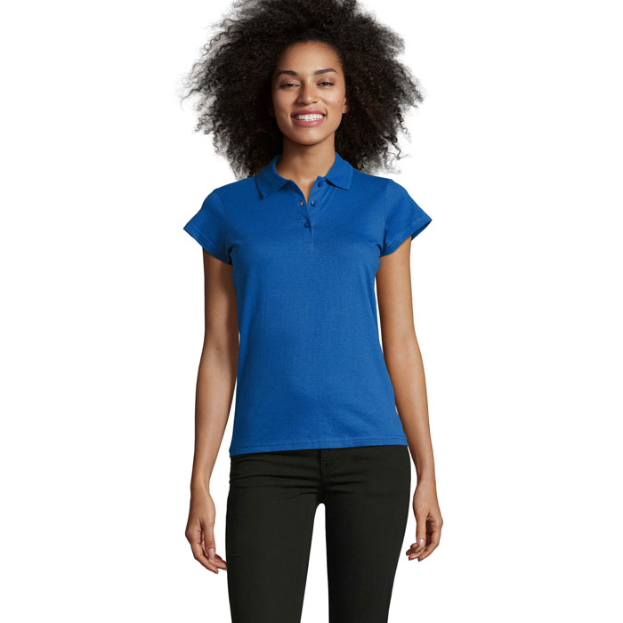 PRESCOTT WOMEN POLO 170 P183223O niebieski