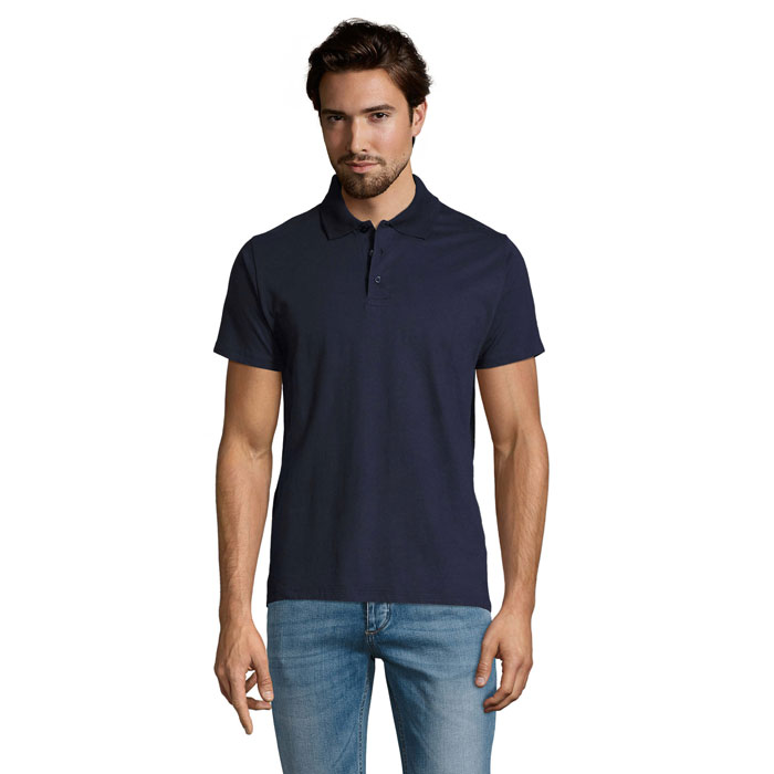 PRESCOTT MEN POLO SHIRT 170 P183253O french navy