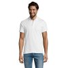 PRESCOTT MEN POLO SHIRT 170 P183253O bialy