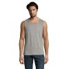 JUSTIN MEN'S TANK TOP 150 P183261O szary melanż