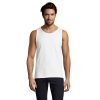 JUSTIN MEN'S TANK TOP 150 P183261O bialy
