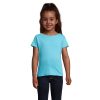 CHERRY GIRLS T-SHIRT 150 P183276O niebieski atol CHERRY GIRLS T-SHIRT 150 P183276O niebieski atol