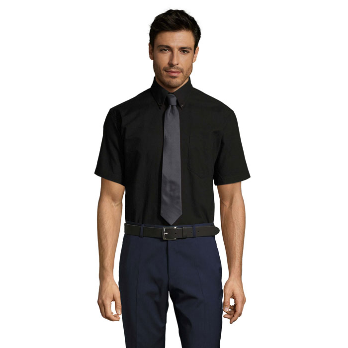 BRISBANE OXFORD MEN'S SHIRT P183296O czarny BRISBANE OXFORD MEN'S SHIRT P183296O czarny